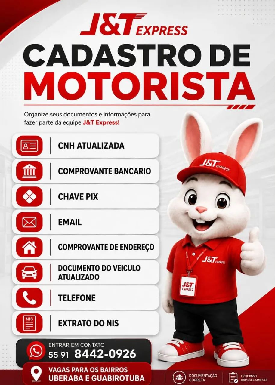 Vagas de motorista 