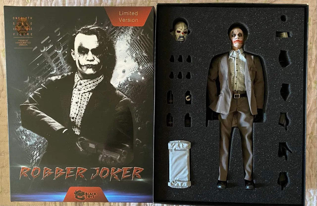 Robber Joker - Black Toys 1/6