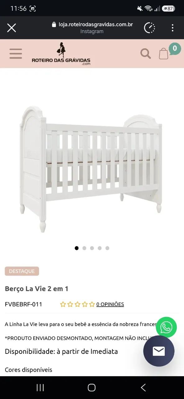 Berço 3 em 1 - mini cama - Foto 4
