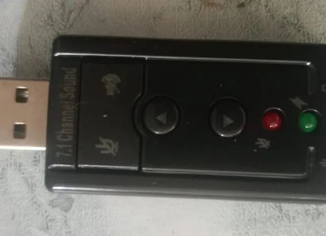 Placa De Som Usb Adaptador 7.1 Canais Microfone E Fone Exbom - Foto 4