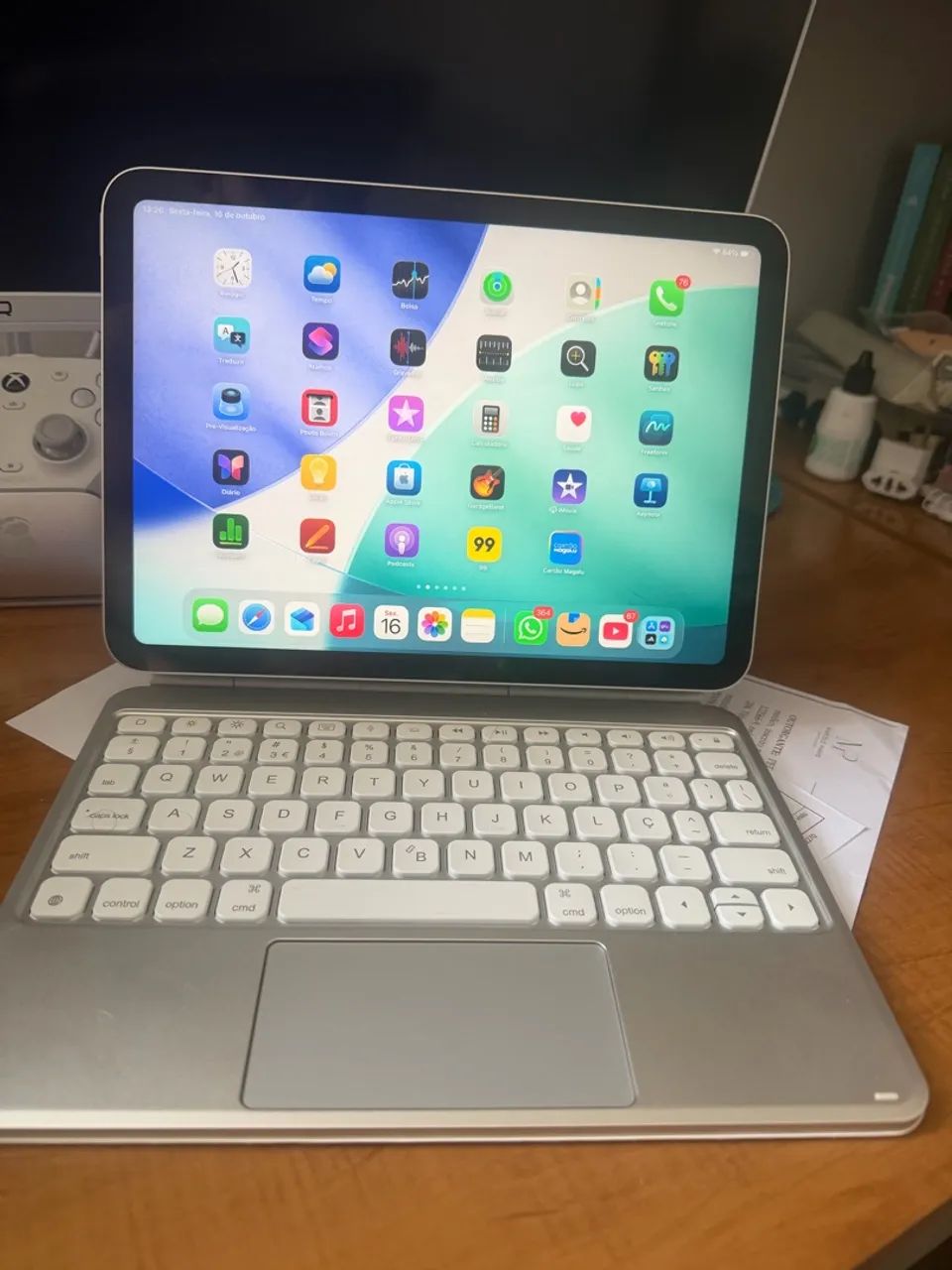 iPad 11 + Teclado - Na garantia.  - Foto 2