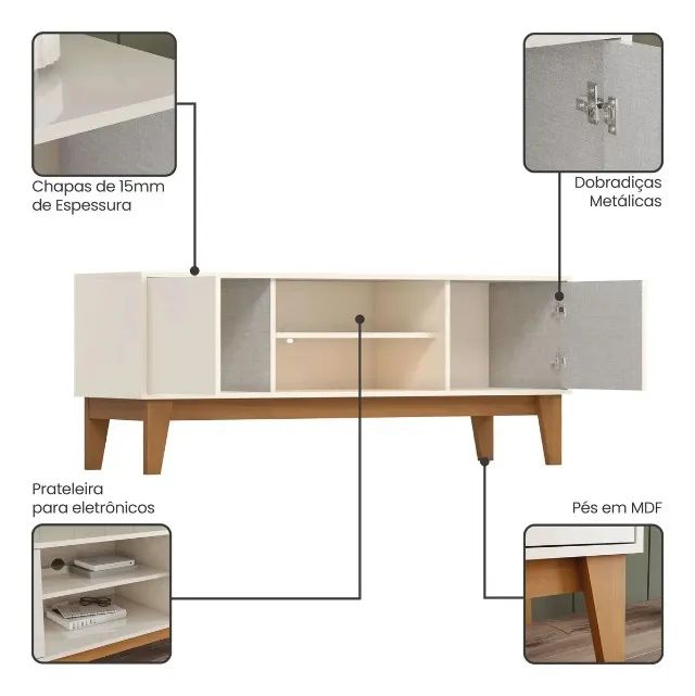 Rack para TV até 55