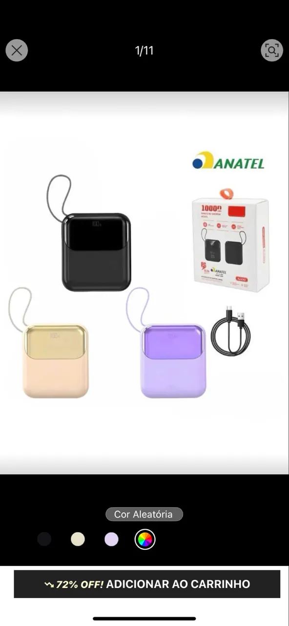 Carregador portátil 