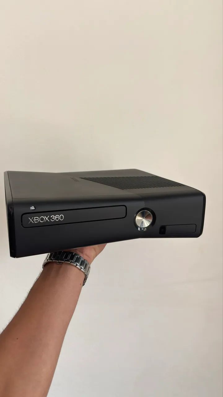 XBOX360 slim DESBLOQUEADO - Foto 4