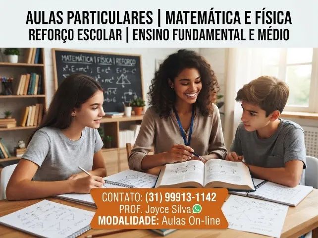Aulas de Matemática e Física - Aprenda de forma simples e sem medo!
