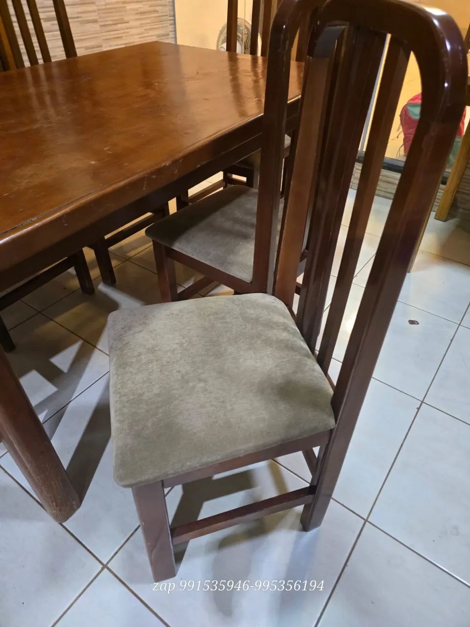 Mesa com 6 cadeiras  - Foto 4