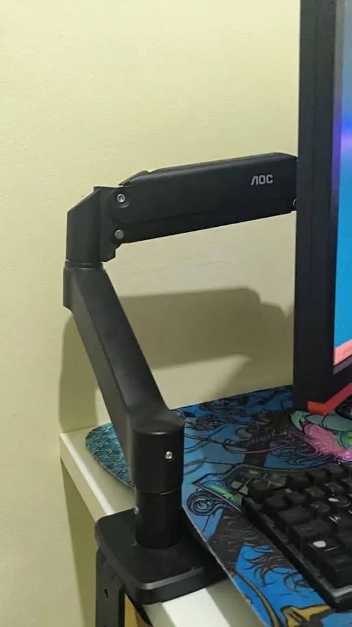 MONITOR GAMER AOC + BRAÇO - Foto 4