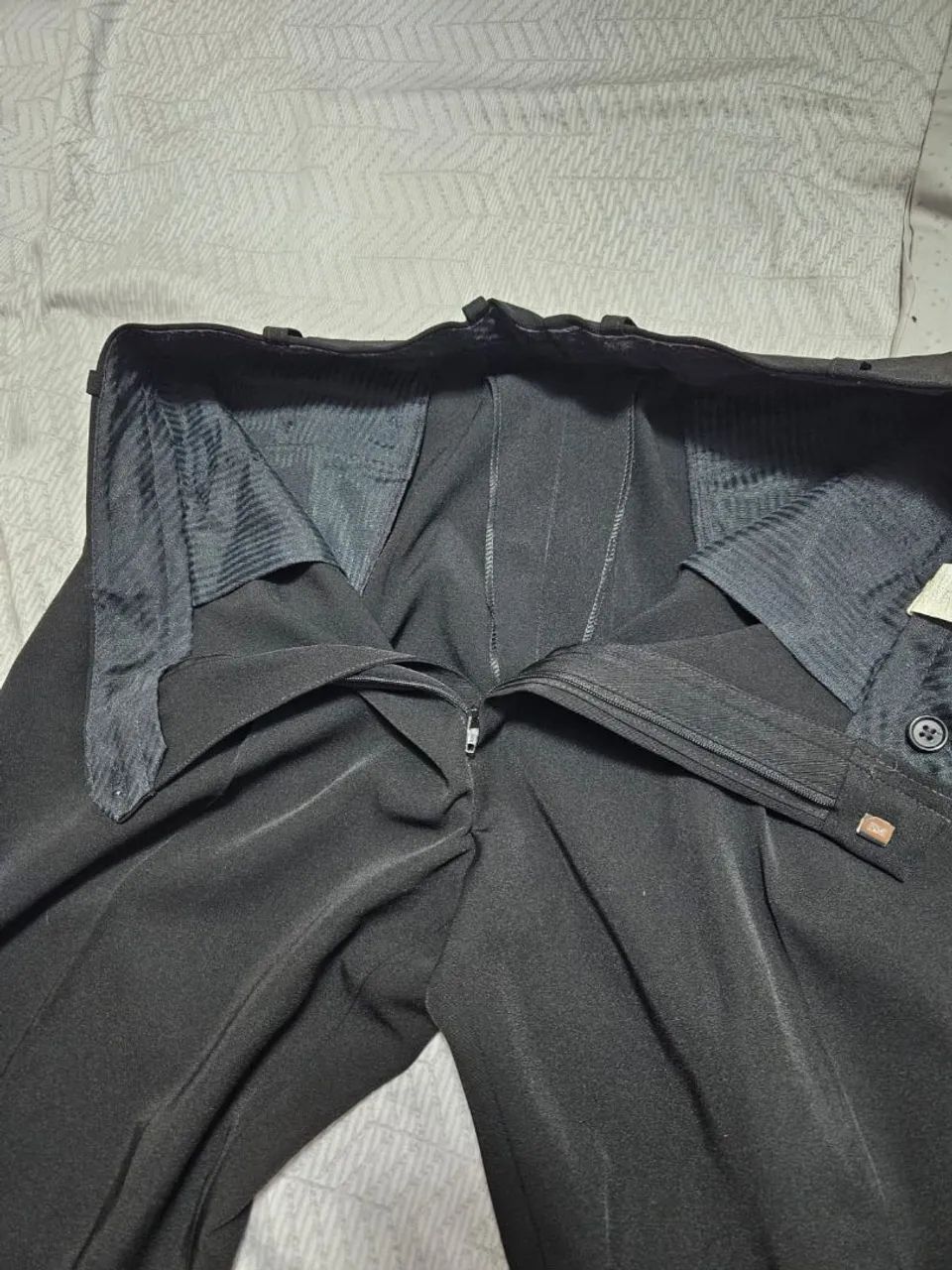 Terno Masculino Social (calça e paletó) Tam P - Foto 5