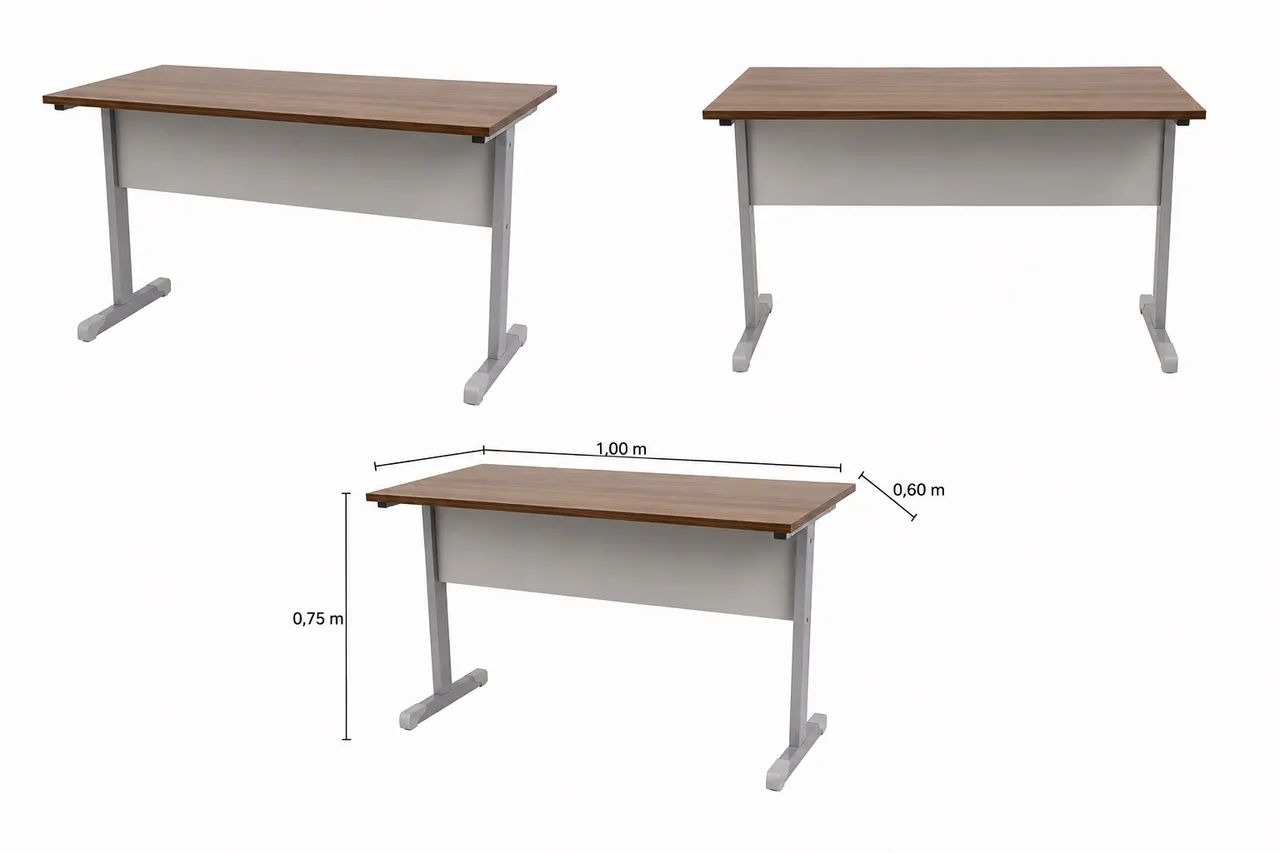 Mesa e cadeira de escritório 