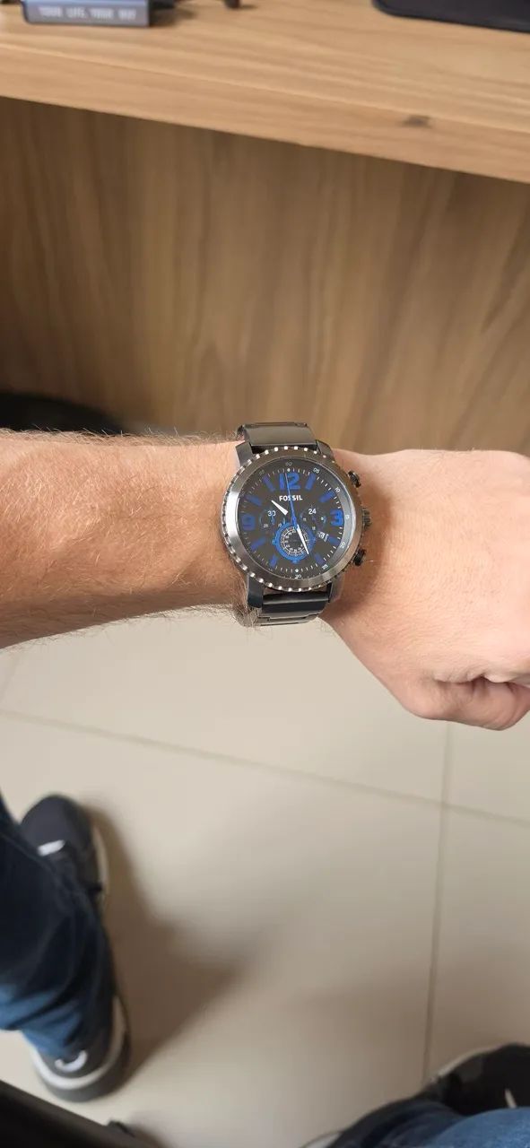 Relógio masculino Fóssil 48mm - Foto 5