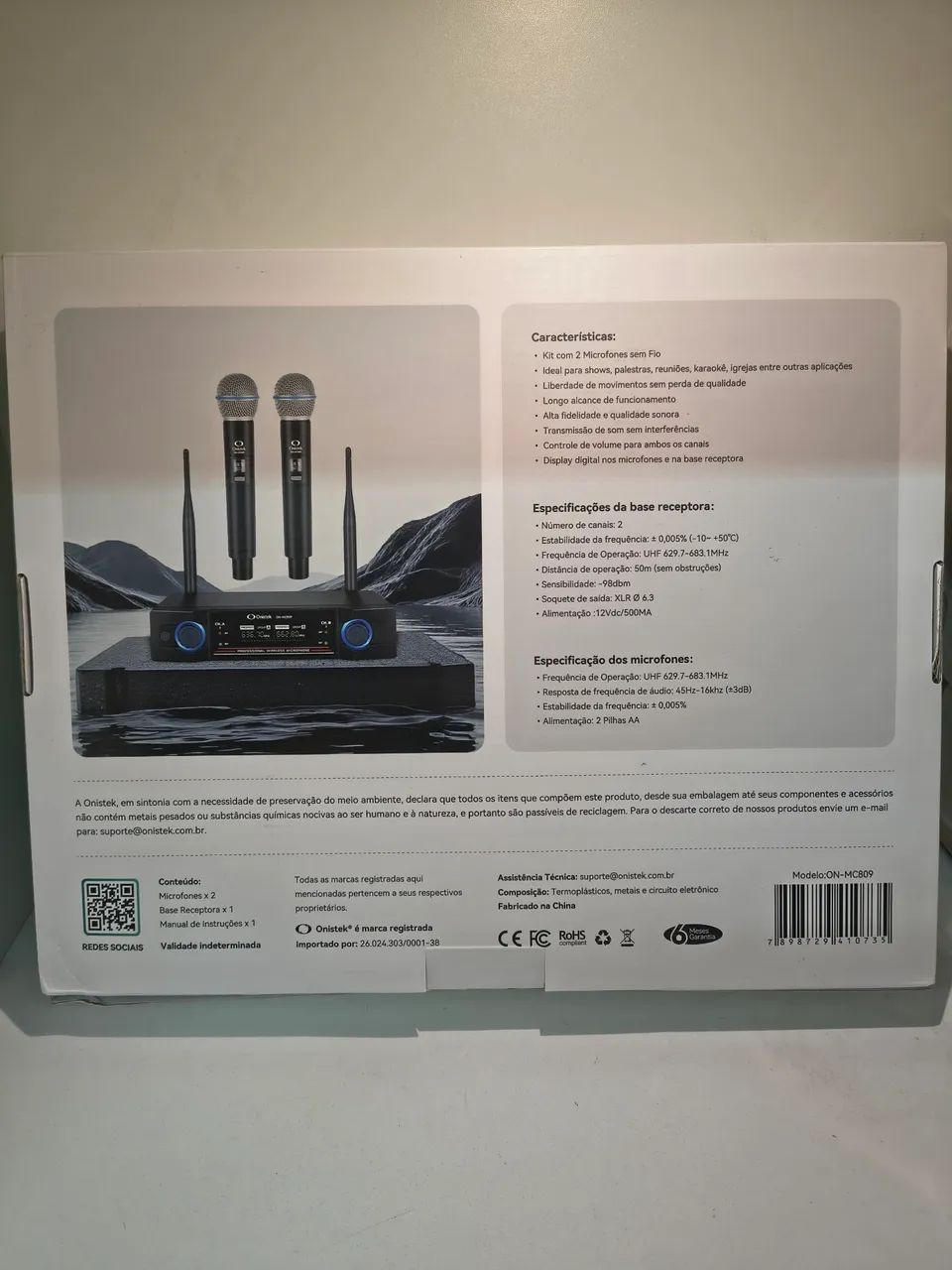 Microfone sem fio onistek  - Foto 3