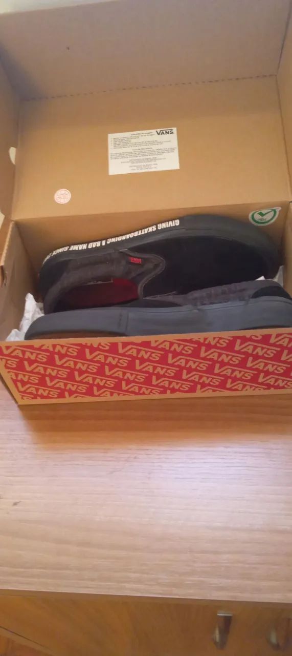 Tenis vans X back slip on pro Black red - Foto 3