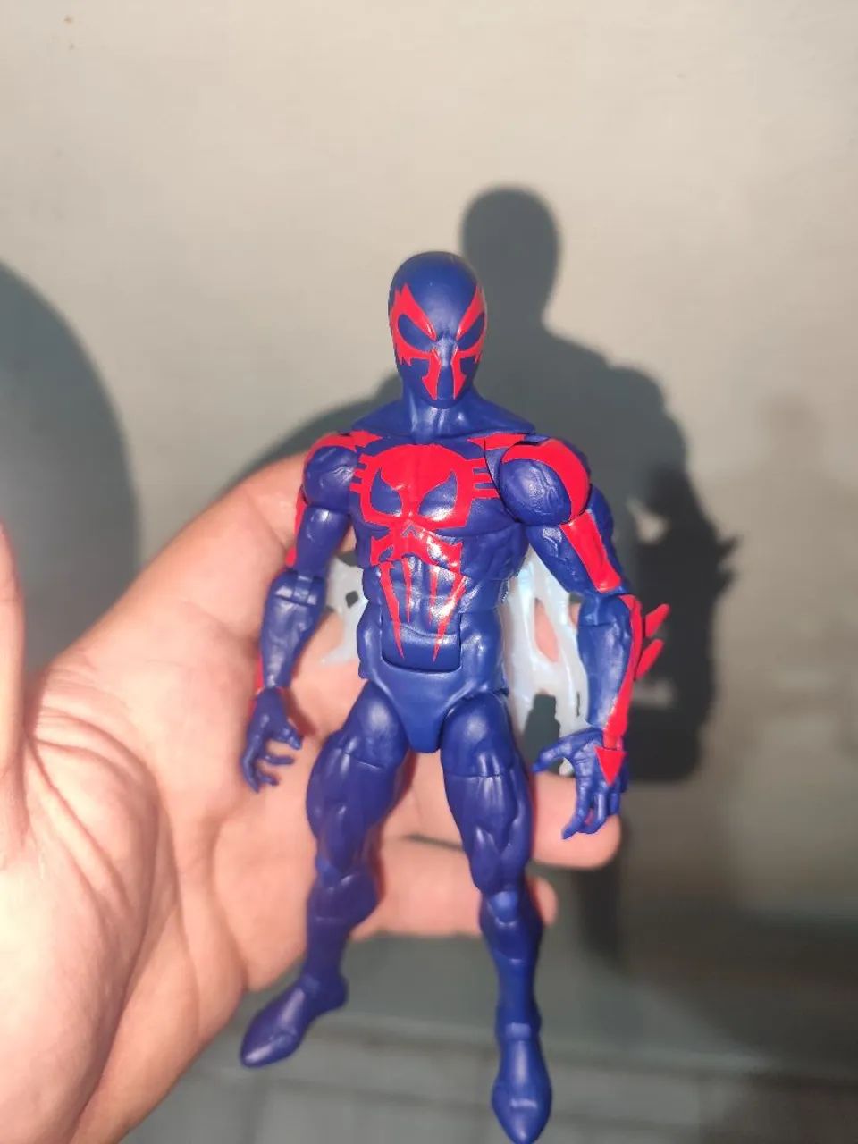 Marvel legends spiderman 2099 + teia custom
