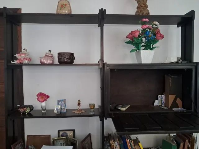 Estante de madeira  maciça Antiga  - Foto 5