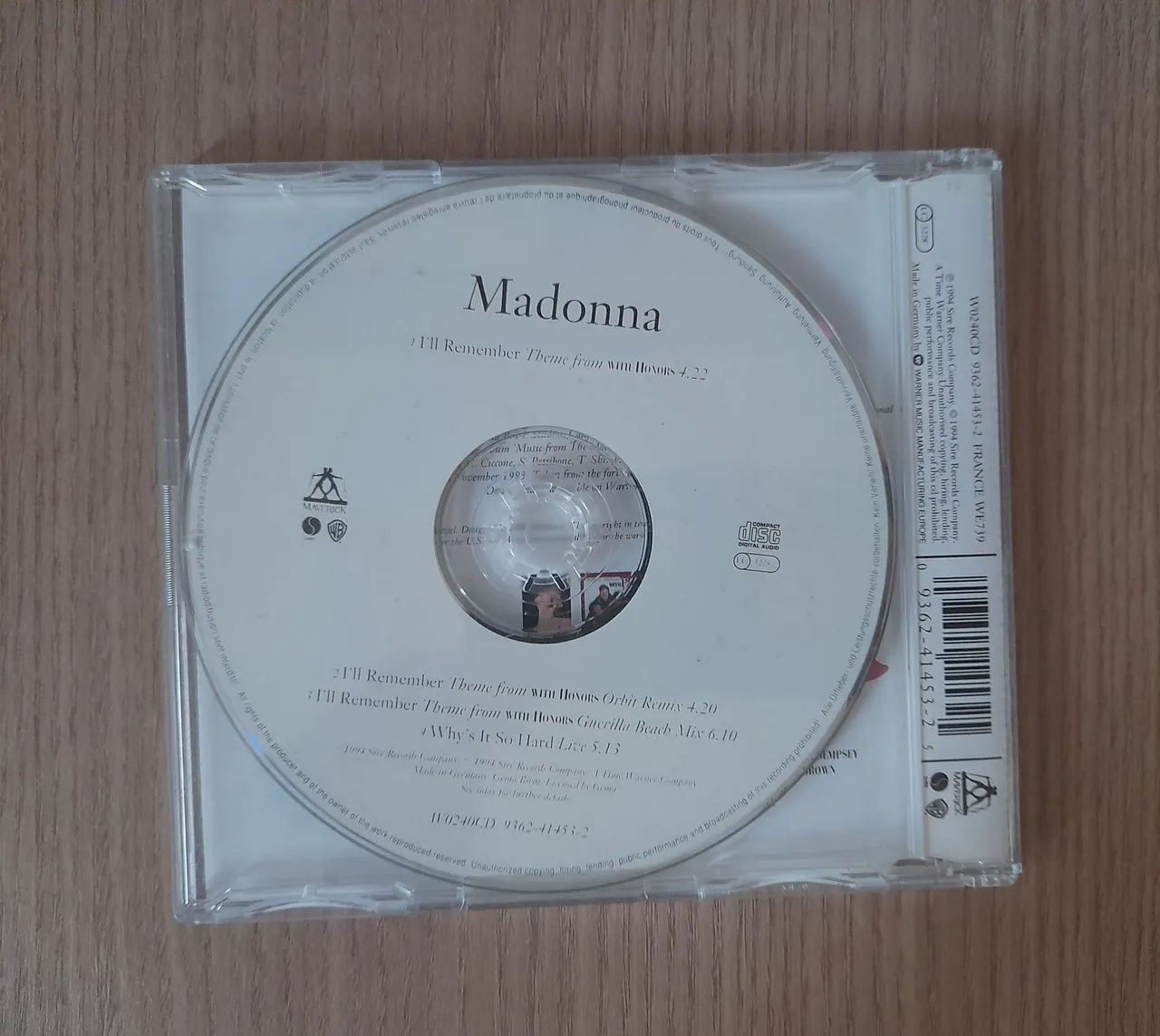Madonna CD Single Importado UK Edition ILL Remember  - Foto 2