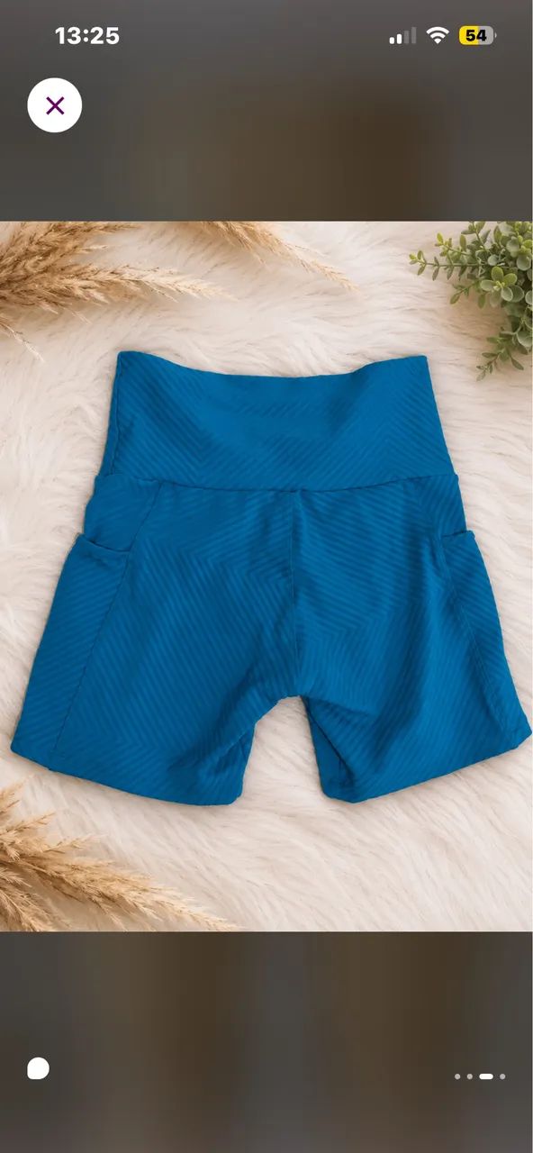 Short academia com bolsos  - Foto 3