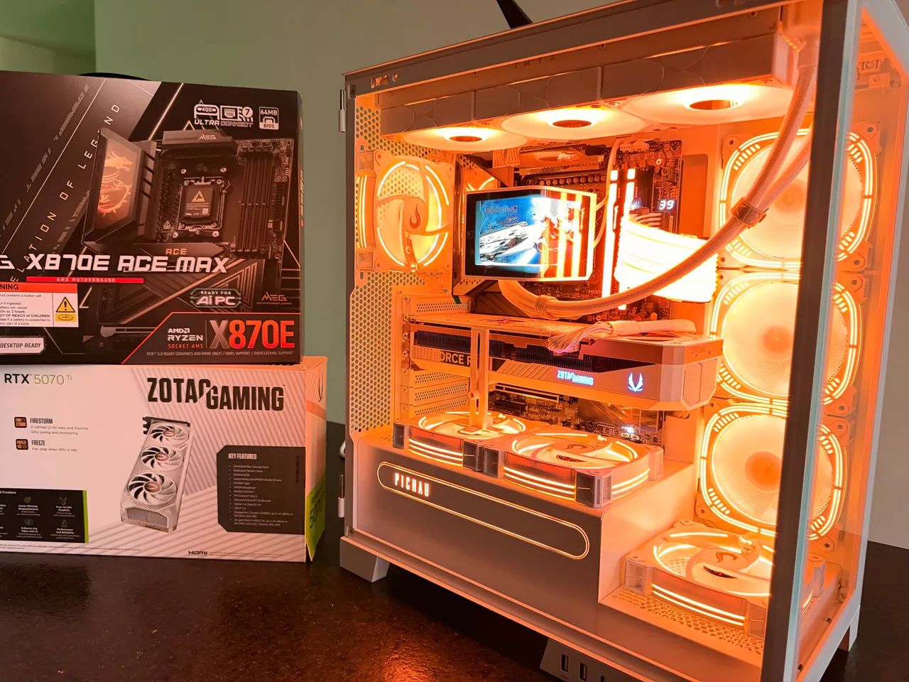 PC Gamer HIGH END - Alta performance AMD Ryzen 7 9800X3D RTX 5070 Ti