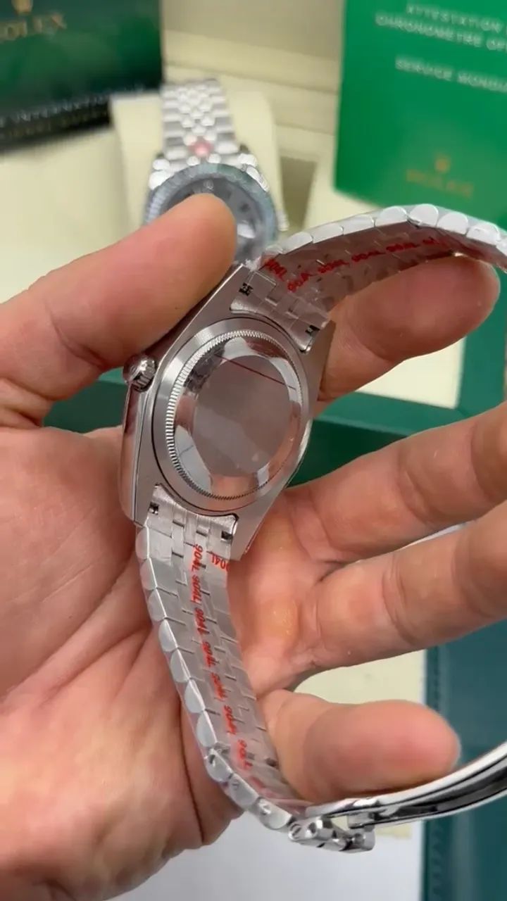 Relógio Datejust Wimbledon 41mm Automático - Foto 5