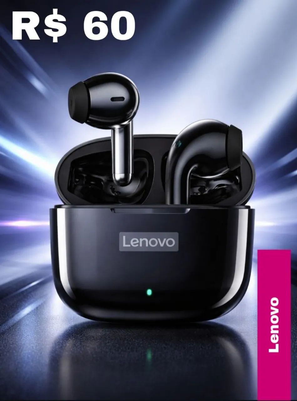 Fone bluetooth Lenovo Lp40 Pro R$ 60 - Foto 2