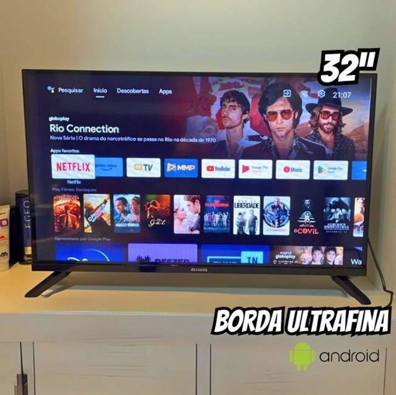 Tv Aiwa 32 polegadas semi nova com 4 meses de uso - Foto 2