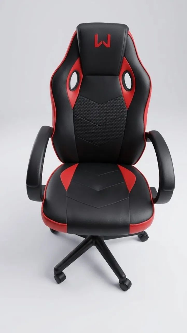 Cadeira Gamer Warrior Preta e Vermelha - Perfeito Estado