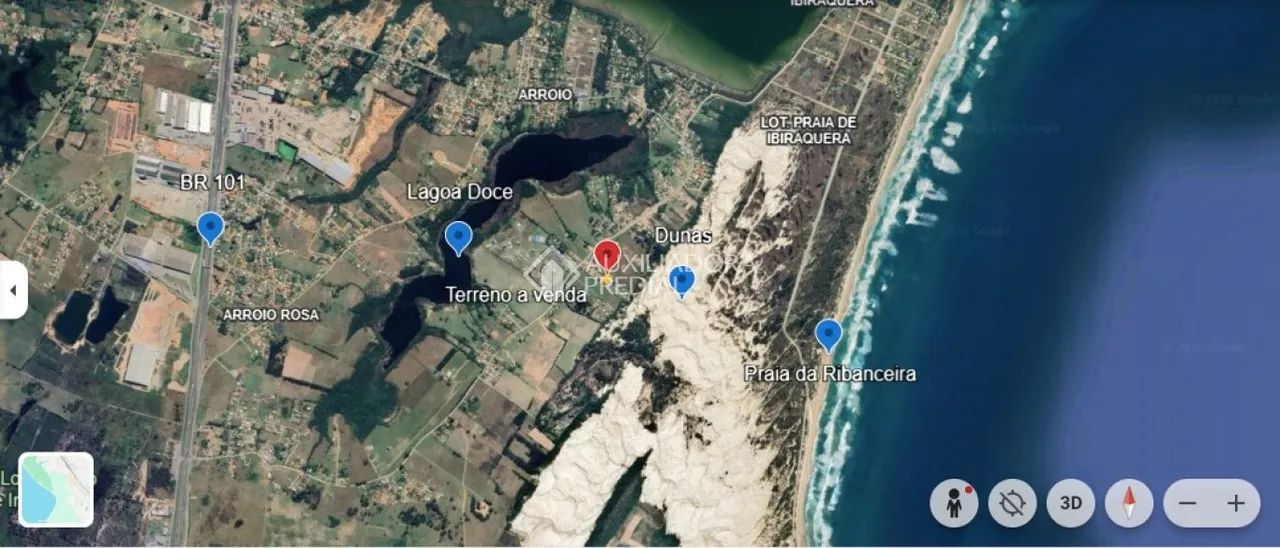 Lindo terreno com 365m2 a 7 min da praia da Barra de Ibiraquera e Lagoa