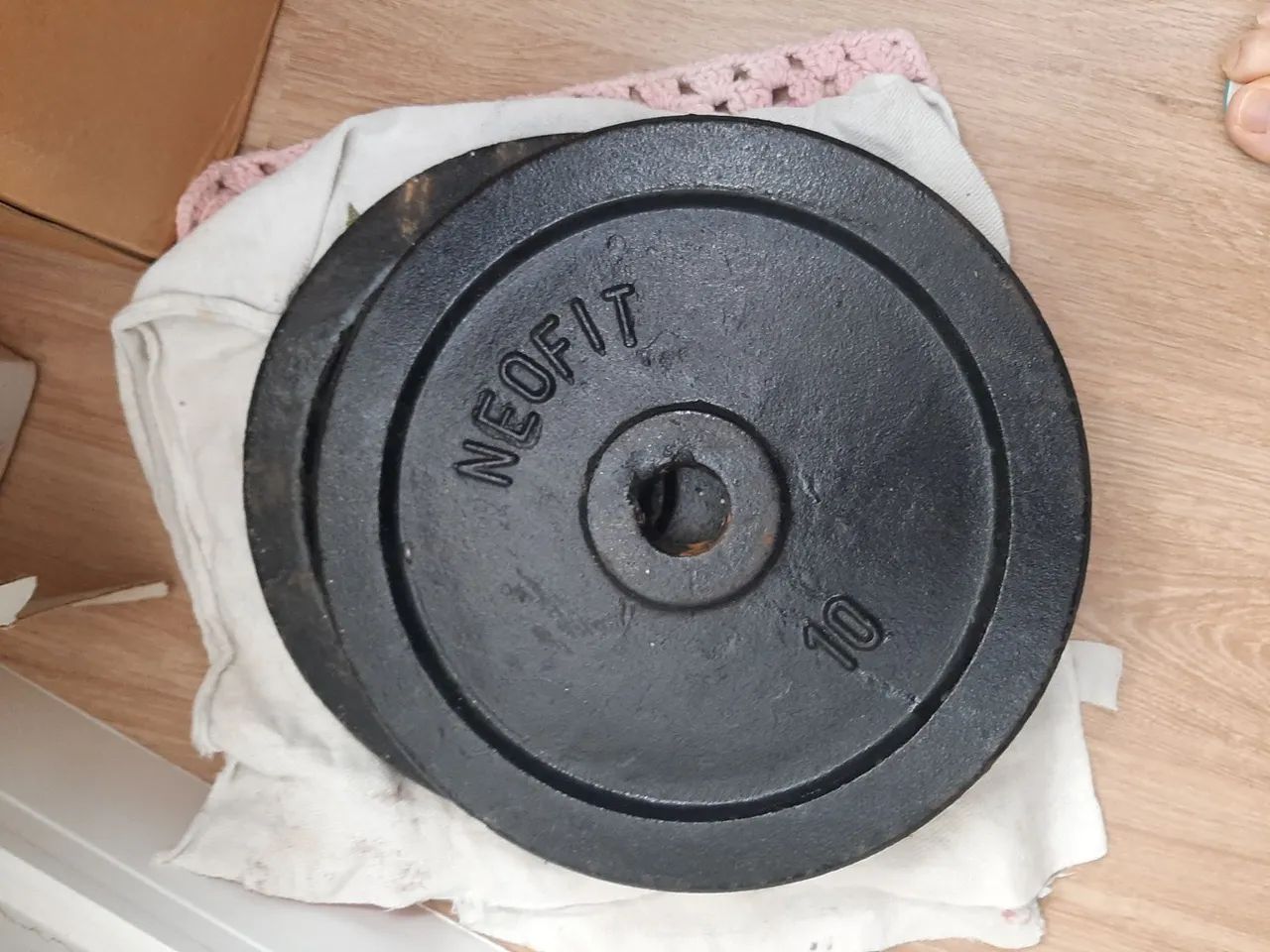 Vendo anilhas de 10 e 5 kg, 7(sete) reais o quilo. - Foto 2