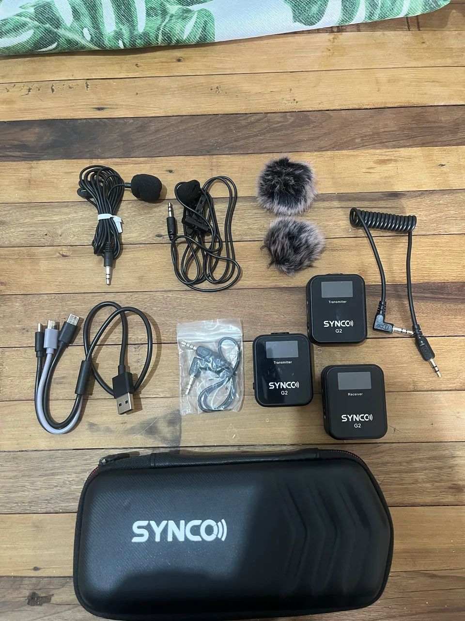 Synco G2 (2TX + 1RX) Microfone Sem Fio