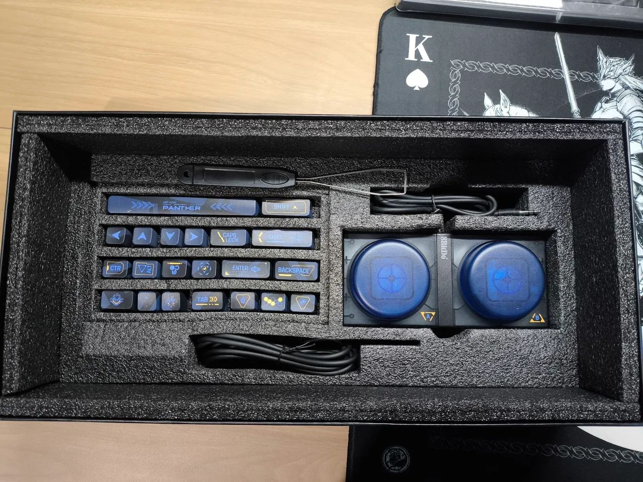 Teclado mecânico da 8bitdoo TKL 87% tri-mode + keycaps topograficas - Foto 3