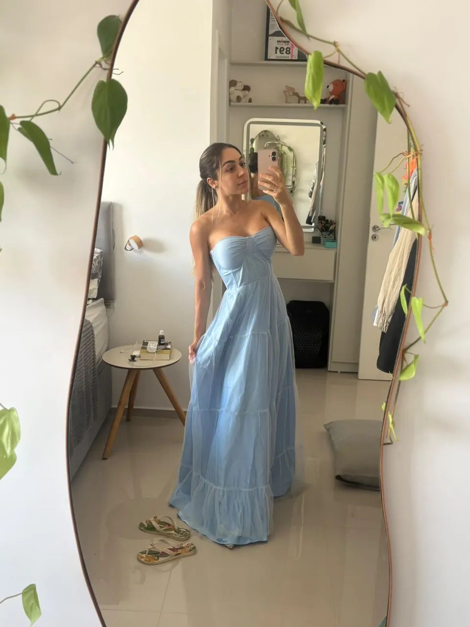 VESTIDO AZUL BEBÊ  - Foto 3
