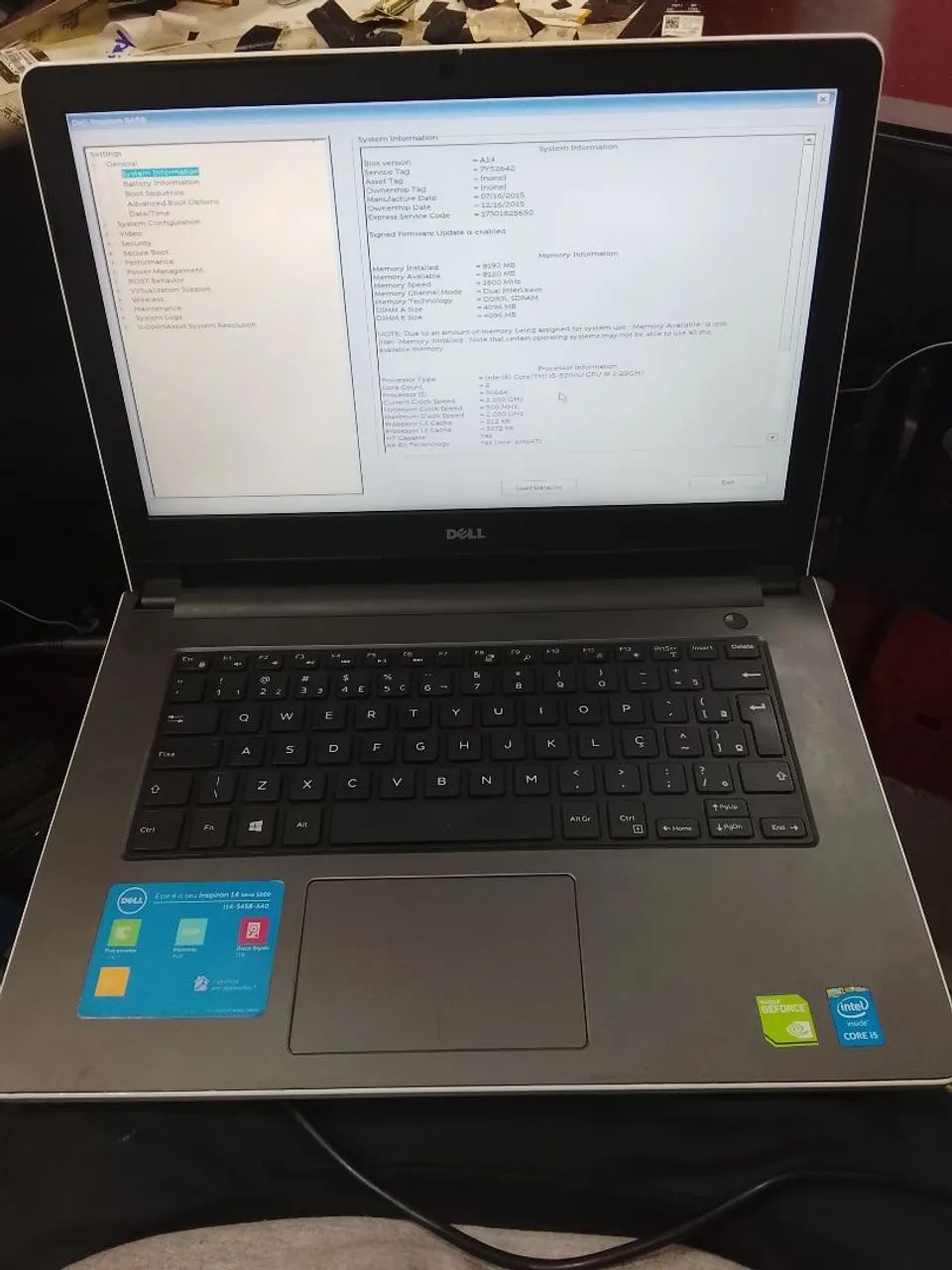 Notebook Dell gamer Intel core i5 8gb SSD NVidia geforce dedicada 2 gb - Foto 4