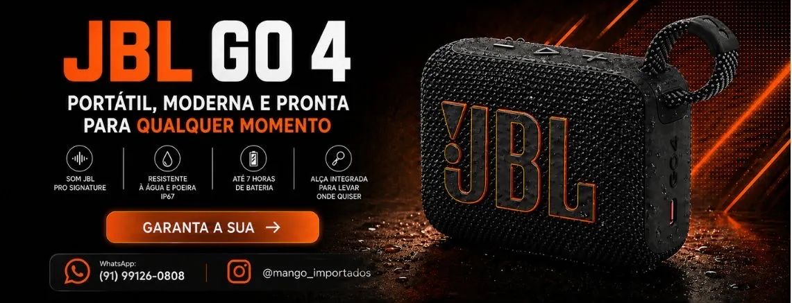 Caixa JBL Go 4 Preta  - Foto 3