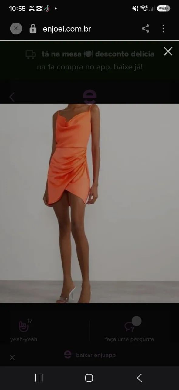 Vestido de cetim  - Foto 2
