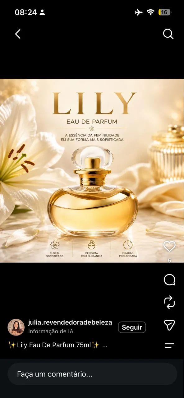 Perfume Lilly essence 