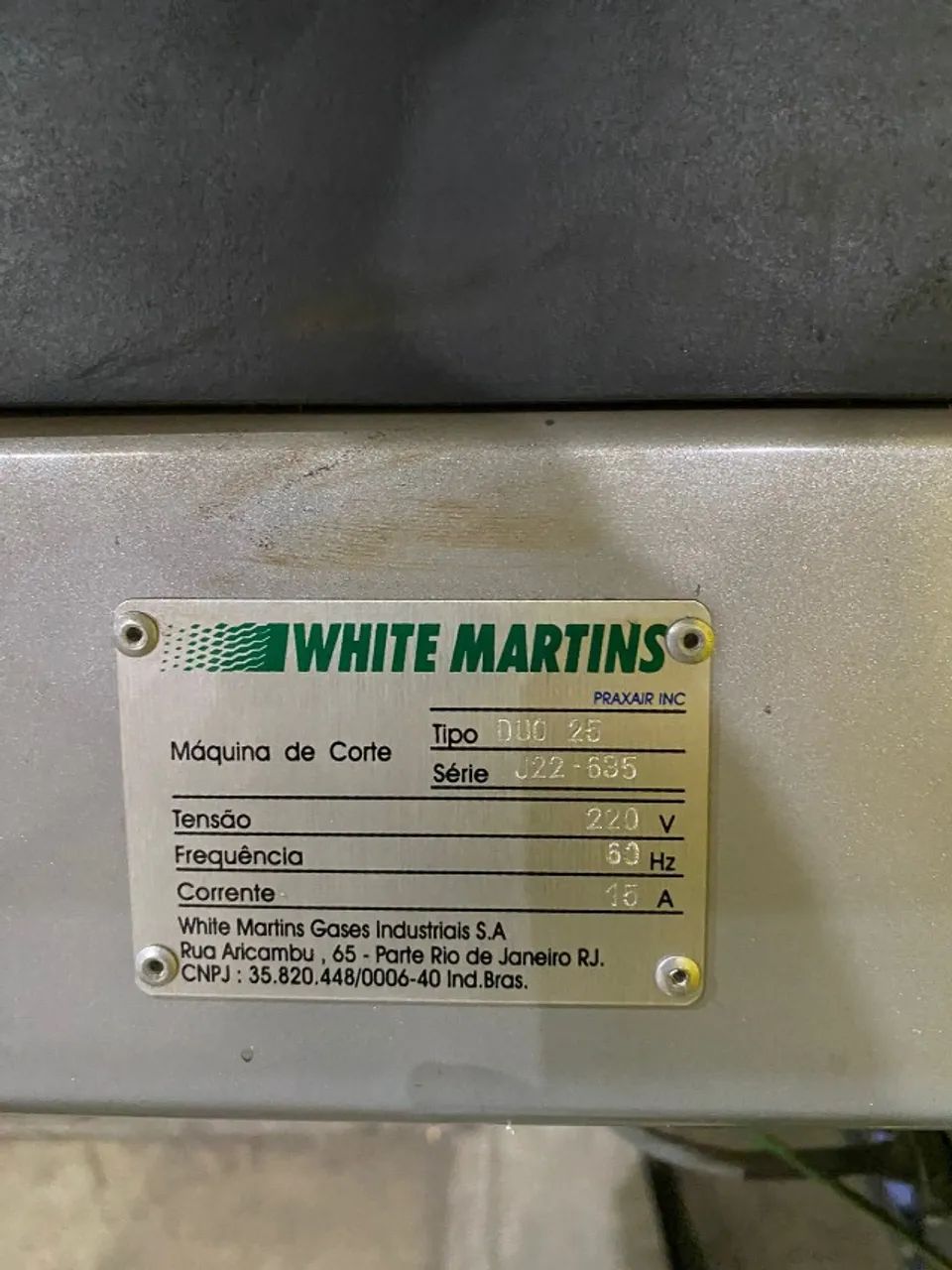 VENDE-SE PLASMA E OXICORTE DA WHITE MARTINS COM 12 MESES DE USO - Foto 6