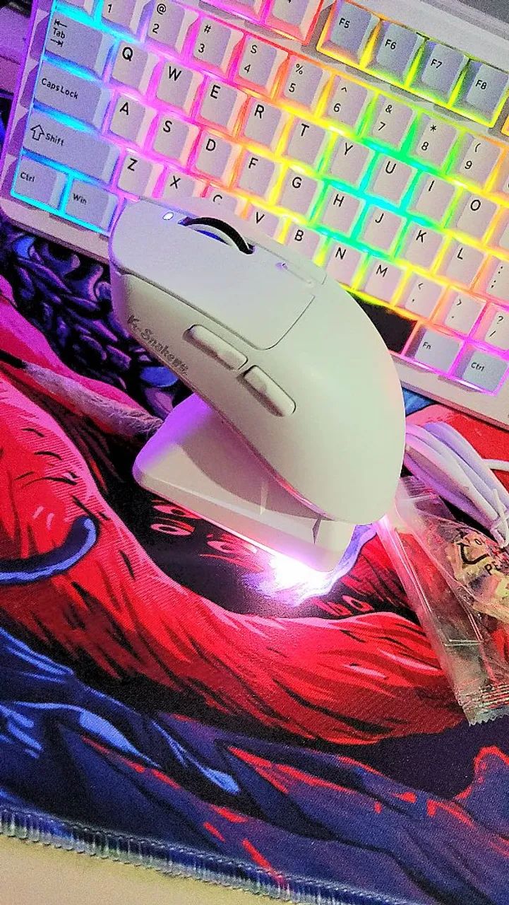 Vendo mouse x11 com base para carregar (NOVO) - Foto 2