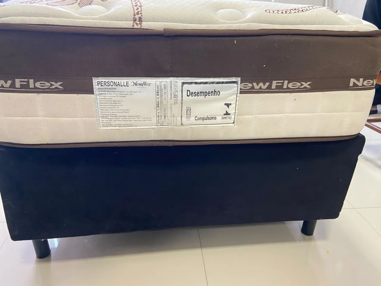 Vendo cama box solteiro maxflex.  - Foto 2