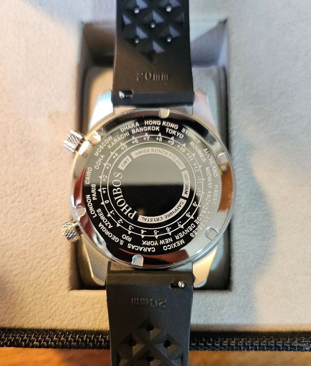 Phoibos Eagle Ray GMT Ref: PX023D - Foto 4