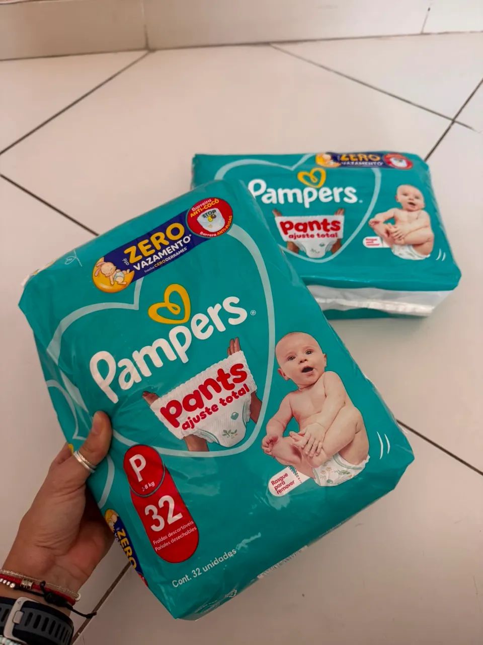 FRALDAS PAMPERS (TAMANHOS P E M) - Foto 4
