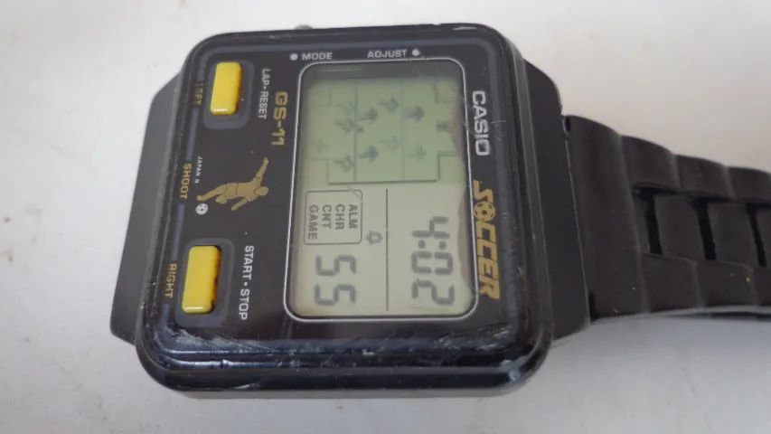 Relógio Digital Antigo Casio Game Gs-11 Funcioniando (Usado) - Foto 5