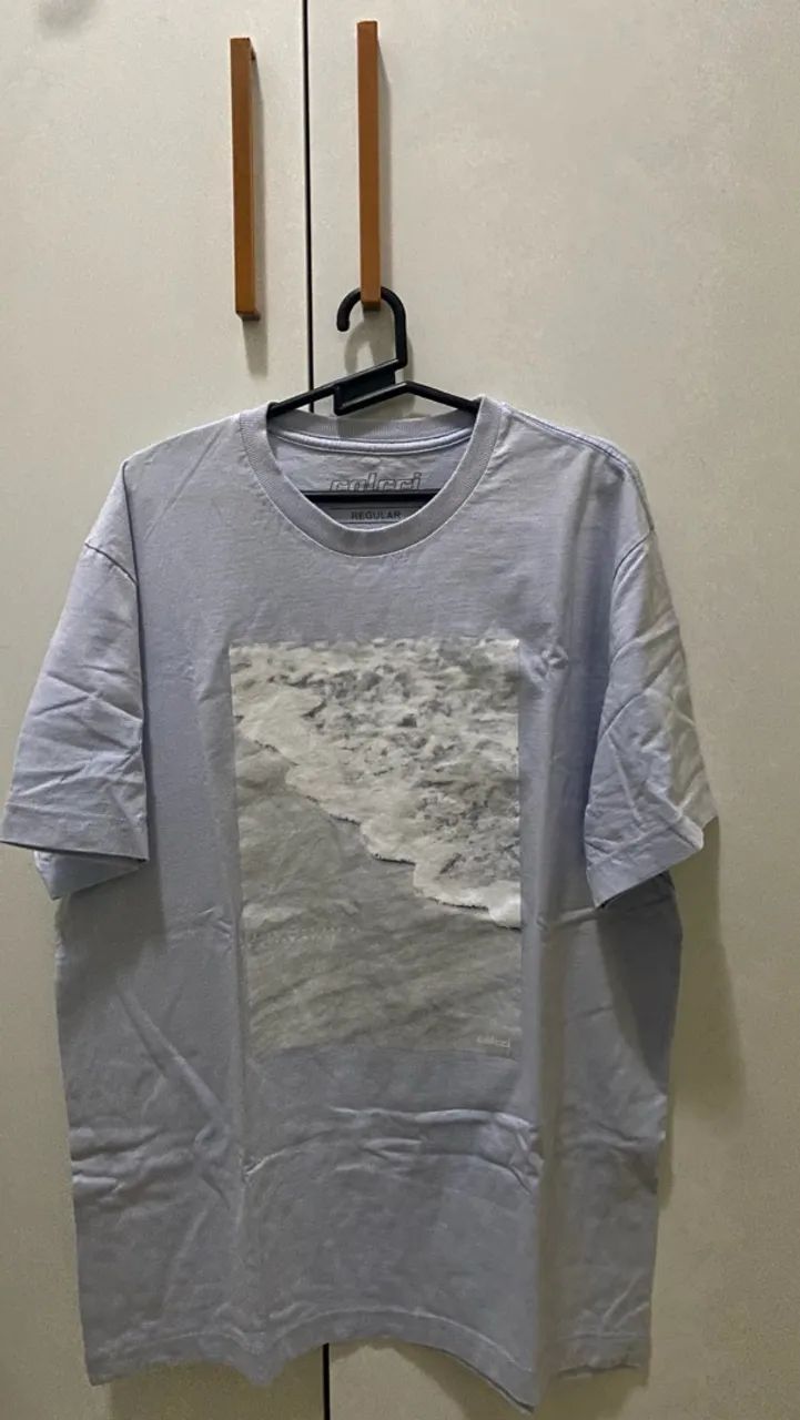 Camisa colcci azul bebê 