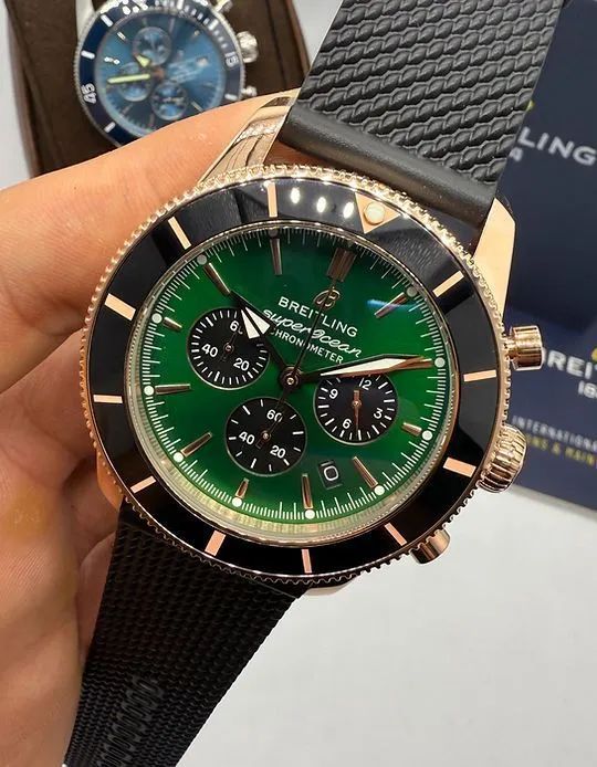 Relógio Estilo Superocean Crono - Aço Inoxidável 904L - Foto 3