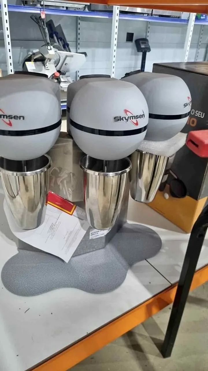 BATEDOR DE MILK SHAKE TRIPLO NOVO
