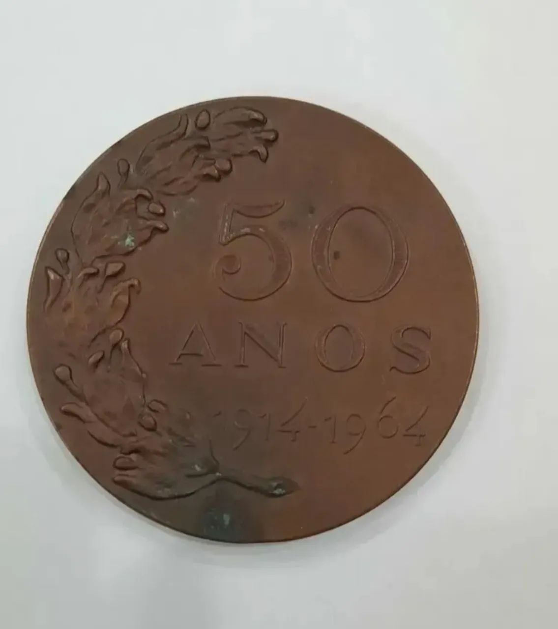 Medalha CBD 50 anos 1914 - 1964 Original  - Foto 2