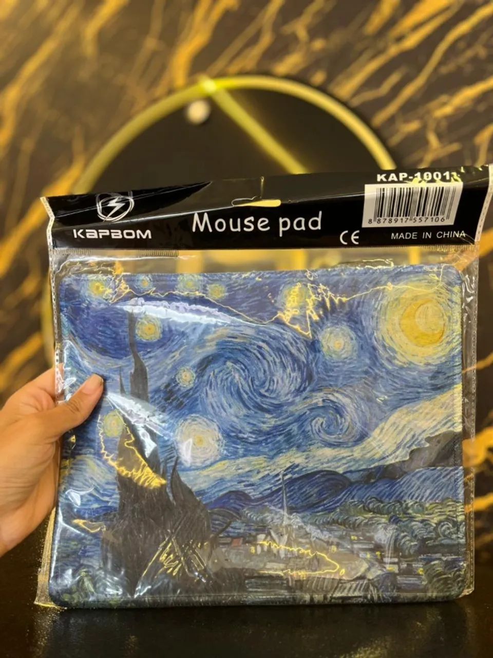 Mousepad preto e personalizado - Foto 2