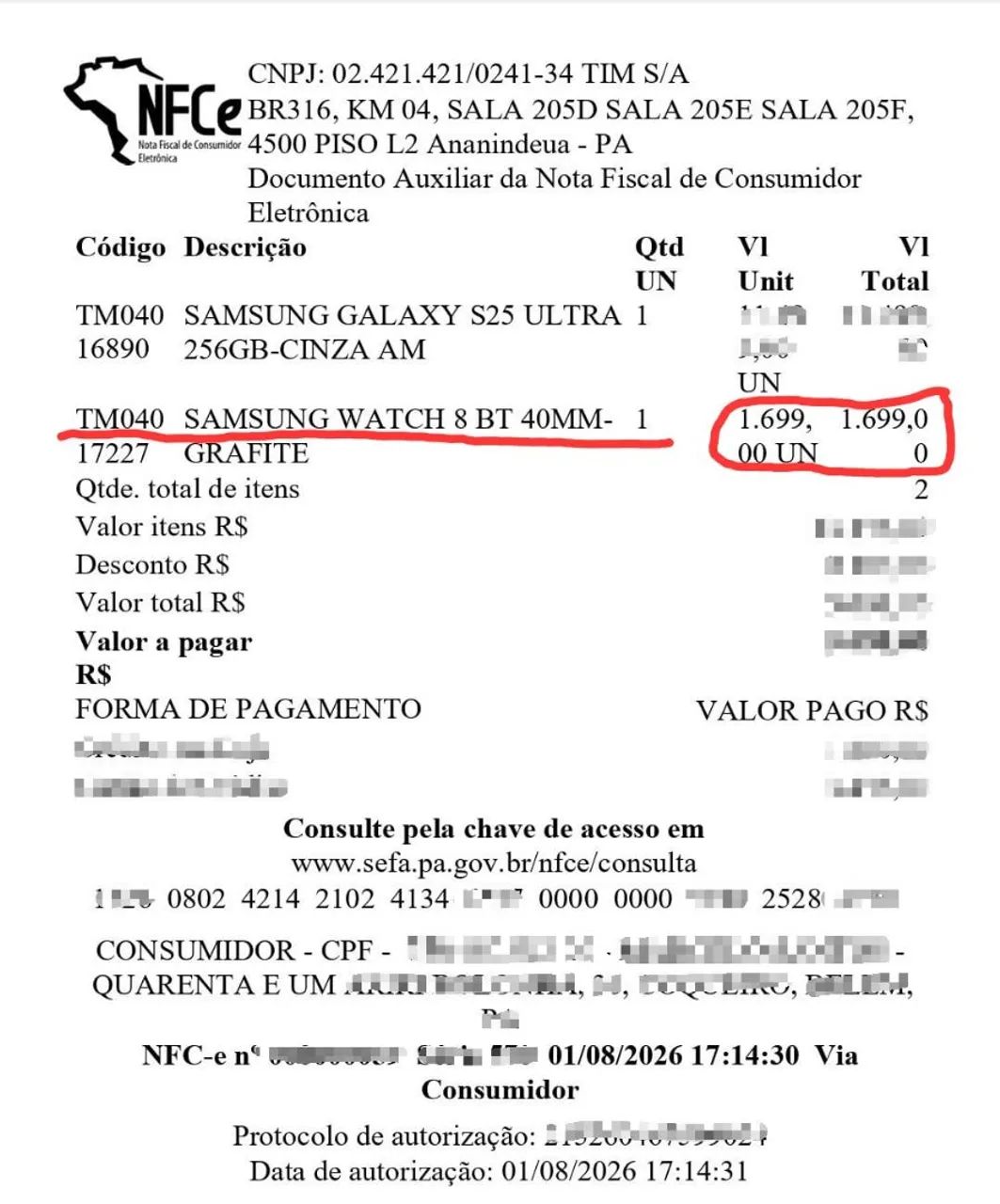 Whach 8 - relógio Samsung - Foto 4