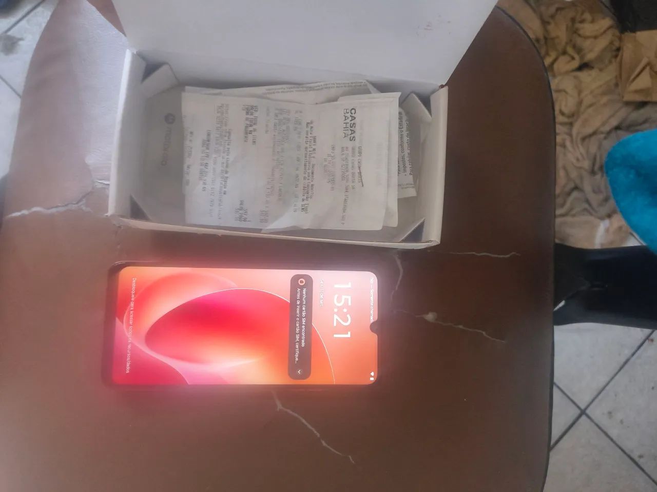 Moto G06 128 GB na caixa com nota - Foto 3