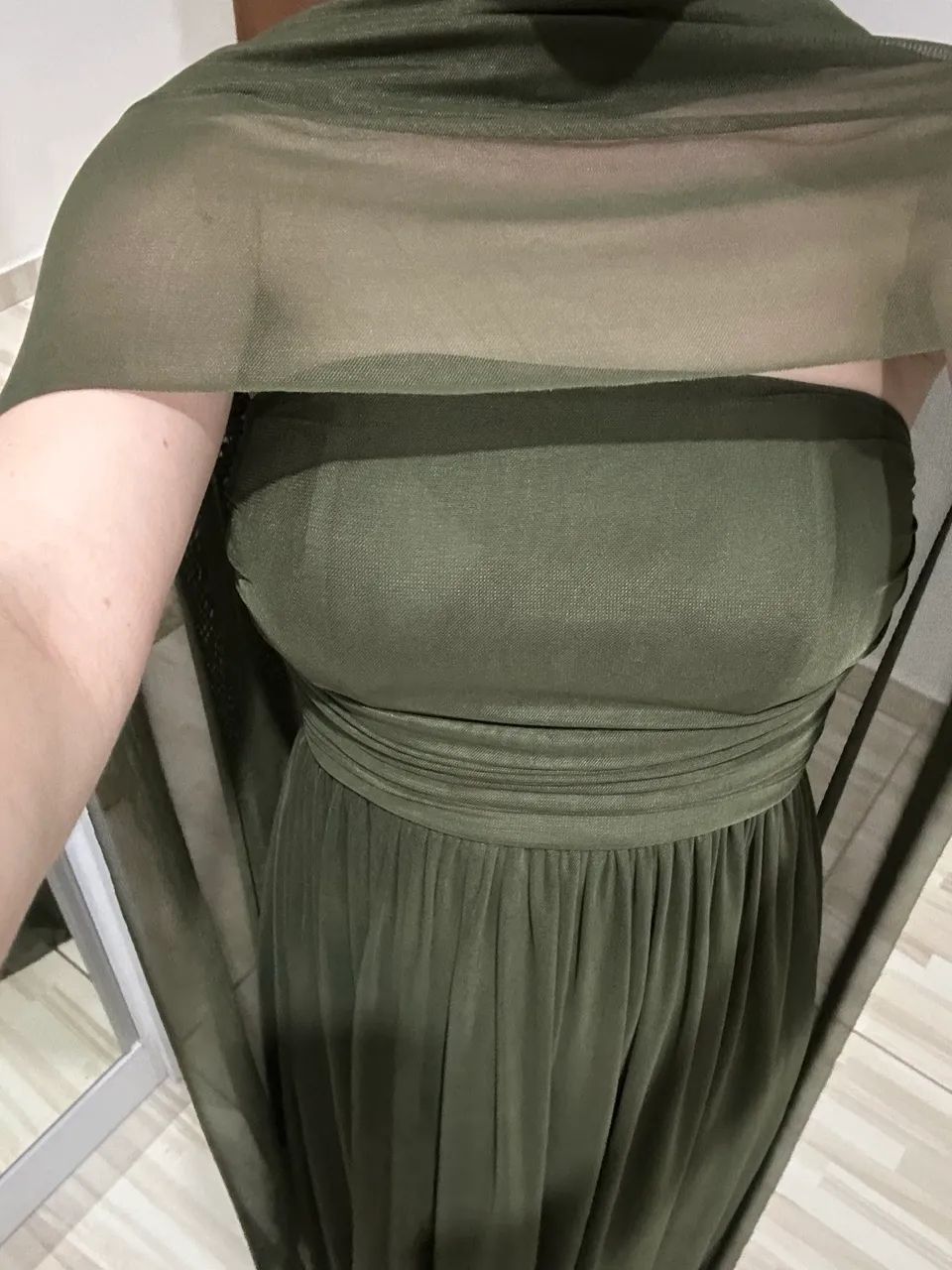Vestido de Festa Verde Oliva - Foto 3