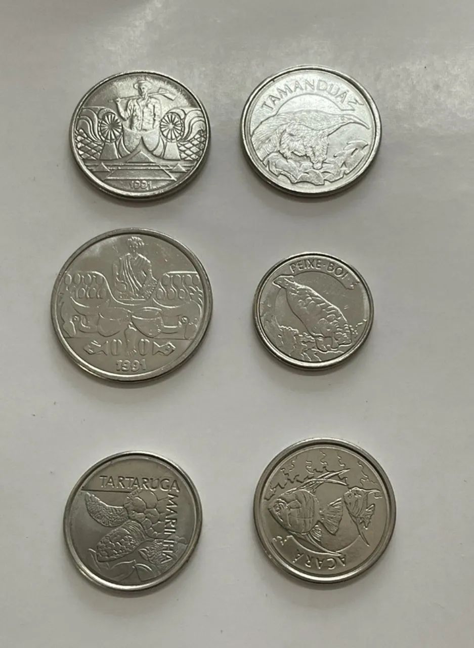 MOEDAS ANTIGAS - 6 moedas - Foto 3