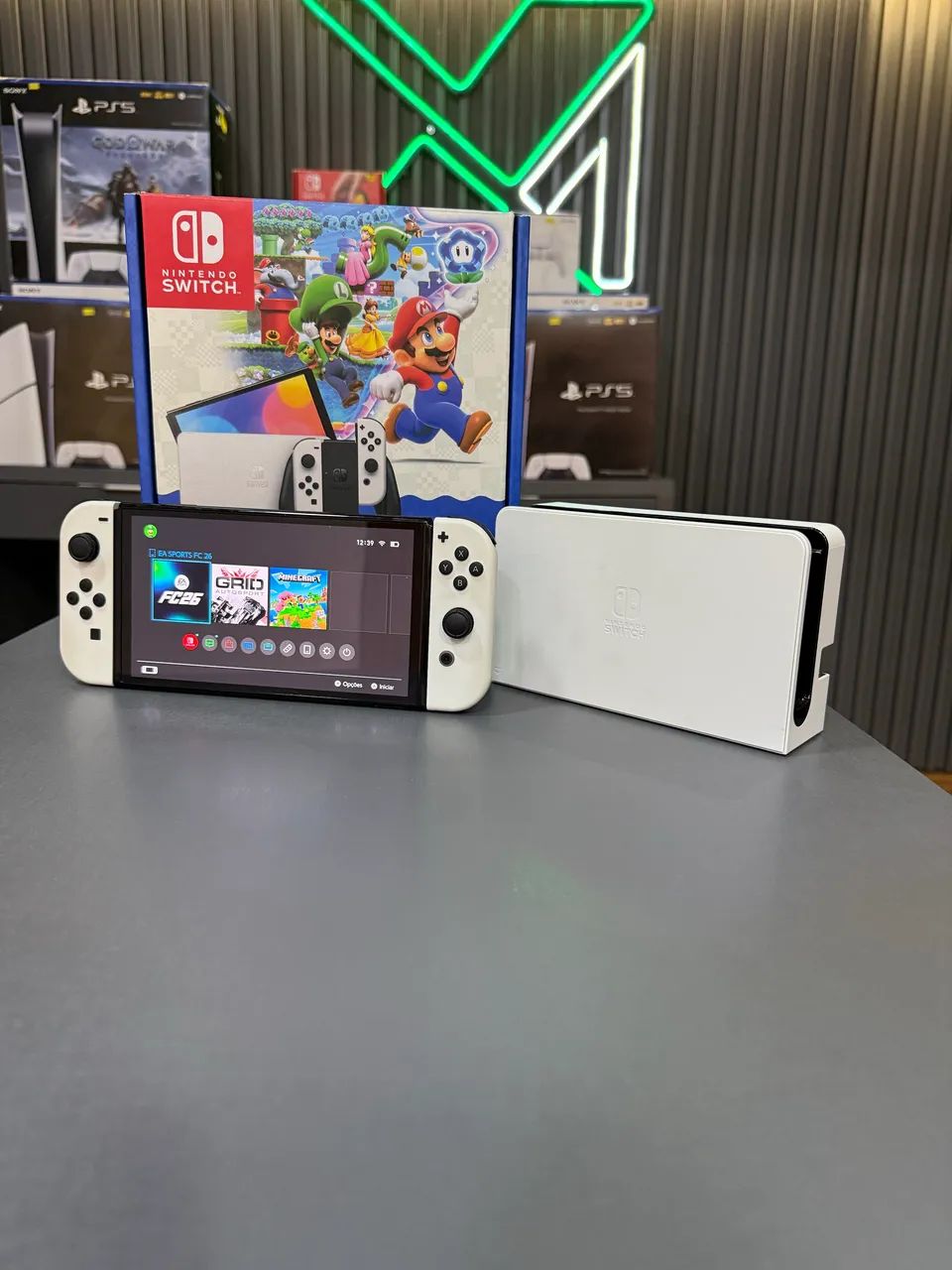 Nintendo Switch Oled impecável na caixa - entrego 